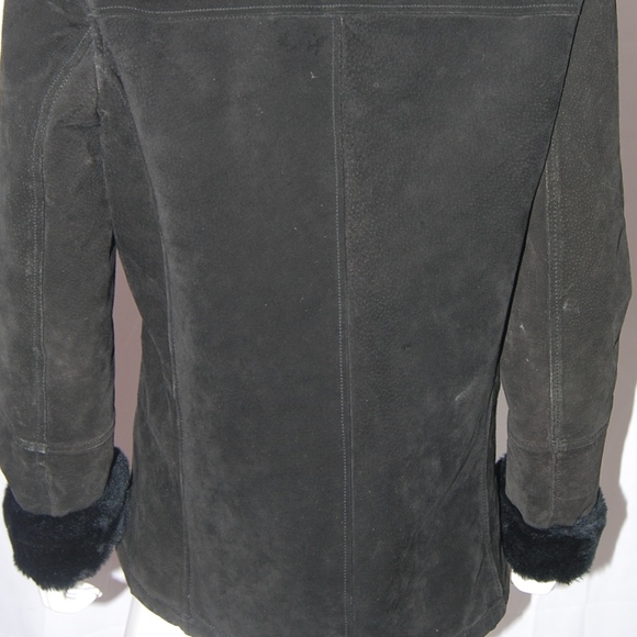 100% Genuine Leather Wilsons Black Jacket Sz S - Picture 4 of 8